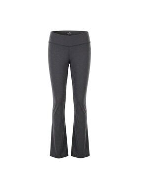 Athleta Womens Gray Nylon Blend Yoga Pants Flare Leg Stretch Activewear Size XL